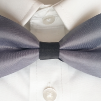 muszka kelnerska, damska, męska
podwójna szara, grafitowa