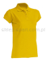 Koszulka polo męska bawełniana JHK511, złoty, ciemny zółty