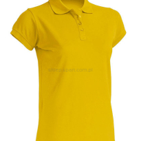Koszulka polo męska bawełniana JHK511, złoty, ciemny zółty