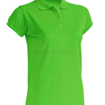 Koszulka polo męska bawełniana JHK511, limonka, zielony jasny