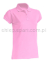 Koszulka polo męska bawełniana JHK511, jasny różowy