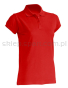 Koszulka polo męska bawełniana JHK511, czerwony