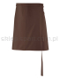 Zapaska EXNER 80x45, fartuch, apron, EX100 brązowy, tofi, toffee