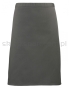 Zapaska bez kieszeni Premier PR151 apron fartuch ciemny szary