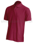 Koszulka polo, męska, bawełniana JHK510, bordowy, burgundy