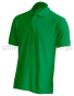 Koszulka polo, męska, bawełniana JHK510, zielony kelly