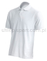 Koszulka polo, męska, bawełniana JHK510, biała, biały