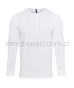 Mens Long-John Roll Sleeve Tee, koszulka pw218, pw218, pr218 biała