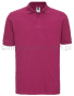 Męskie polo bawełniane Z569, fuchsia, ciemny różowy