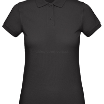 Koszulka polo damska Organiczna B&C BCPW440 czarna