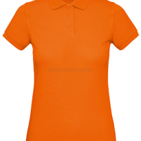 Koszulka polo damska Organiczna B&C BCPW440 pomarańczowa