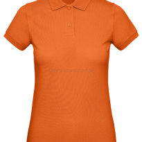 Koszulka polo damska Organiczna B&C BCPW440 brudny pomarańczowy