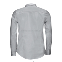 koszula do recepcji, dla kelnerów szara z długim rękawem, 100% bawełna