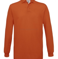 pomarańcz, Polo męska - Safran Longsleeve marki B&C