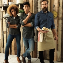 Damska koszula JEANS długi rękaw Premier PR322 - 11