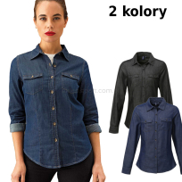Damska koszula JEANS długi rękaw Premier PR322 - 2