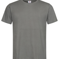 Koszulka, t-shirt męski, ST2000, ciemny szary, Real Grey, stalowy