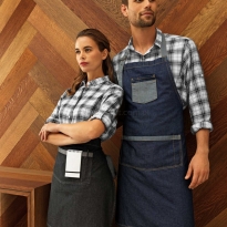 Fartuch jeansowy, pr127, pw127, fartuch męski z jeansu