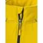 Zapięcie polar JN596, żółty, Yellow/Carbon