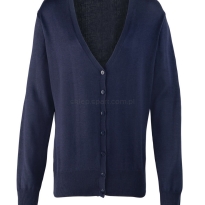 sweter kardigan granatowy, do restauracji, dla kelnerek