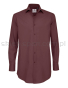 bordowa slim koszula kelnerska męska 97% bawełna 3% elastan B&C premium poplin P21