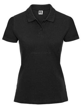 Damskie polo bawełniane Z569F, czarne