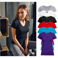 Damski t-shirt V-neck E3086 Promodoro