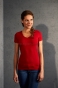 Damski t-shirt V-neck E3086 Promodoro - 5