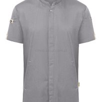 ky052 platinium grey, bluza kucharska szara karlowsky