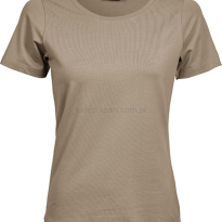 koszulka kelnerska brązowa damska tee jays