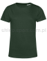 T-Shirt Damski Organic E150 BCTW02B, zielony butelkowy