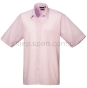 różowa koszula kelnerska męska premier pr202 z krótkim rękawem