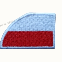 haftowana flaga Polski skośna naszywka