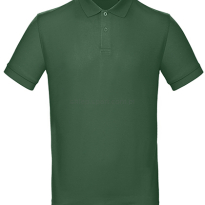 Koszulka polo męska Organiczna B&C BCPM430 zielony butelkowy