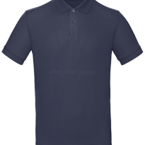 Koszulka polo męska Organiczna B&C BCPM430 granatowa