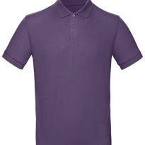Koszulka polo męska Organiczna B&C BCPM430 fioletowa