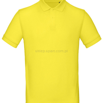 Koszulka polo męska Organiczna B&C BCPM430 żółta