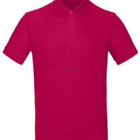 Koszulka polo męska Organiczna B&C BCPM430 malinowy, ciemna różowa