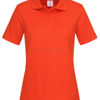 Koszulka POLO damska ST3100, ciemny pomarańczowy, Brilliant Orange