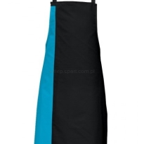 Fartuch Duo kontrastowy pas DS8572 apron turkusowy