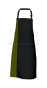 Fartuch Duo kontrastowy pas DS8572 apron oliwkowy