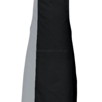 Fartuch Duo kontrastowy pas DS8572 apron jasny szary, silver