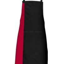 Fartuch Duo kontrastowy pas DS8572 apron czerwony