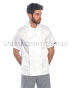 bluza kucharska na napy, bluza kucharza z napami, bluza kucharska z krotkim rekawem 