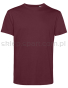 T-Shirt Meski Organic E150, bordowy