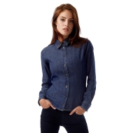 Koszula damska jeansowa DENIM B&C