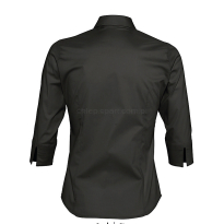 koszula rekaw 3/4 damska czarna