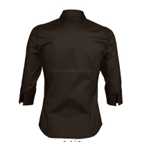 koszula kelnerska brązowa damska rękaw 3/4