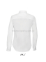 damska koszula kelnerska dopasowana, dla recepcji, biała elegancka 100% bawełny, oddychająca