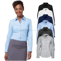 Damska koszula z długim rękawem 97% bawełna BLAKE L01427, do recepcji, dla kelnerek, 100% bawełna , oddychająca